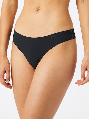 UNDER ARMOUR Regular Athletic Underwear in Black: front