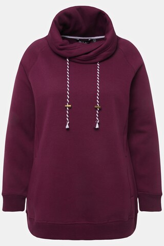 Ulla Popken Sweatshirt in Red: front