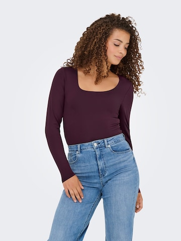 ONLY Shirt 'ONLEA' in Purple: front