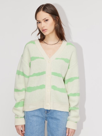 LeGer by Lena Gercke Knit Cardigan 'Floria' in Green: front