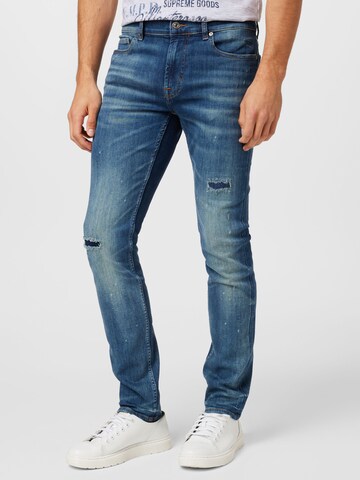 7 for all mankind Regular Jeans 'PAXTYN' in Blauw: voorkant