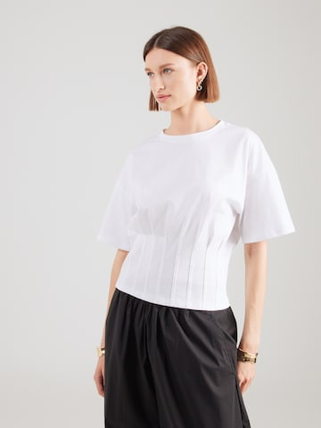 MSCH COPENHAGEN - Camiseta 'Kadance' en blanco: frente