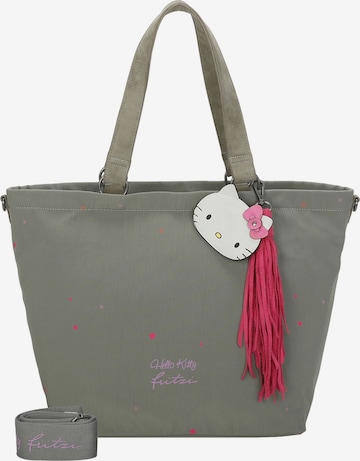Shopper 'Hello Kitty' di Fritzi aus Preußen in verde: frontale