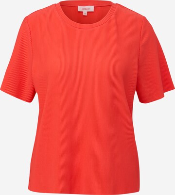 s.Oliver Shirt in Oranje: voorkant