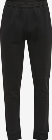 Hummel Tapered Broek in Zwart: voorkant