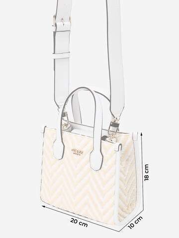 Borsa a mano 'SILVANA 2' di GUESS in bianco