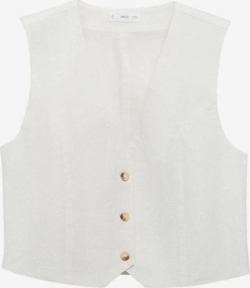 MANGO TEEN Vest 'Charlien' in White: front