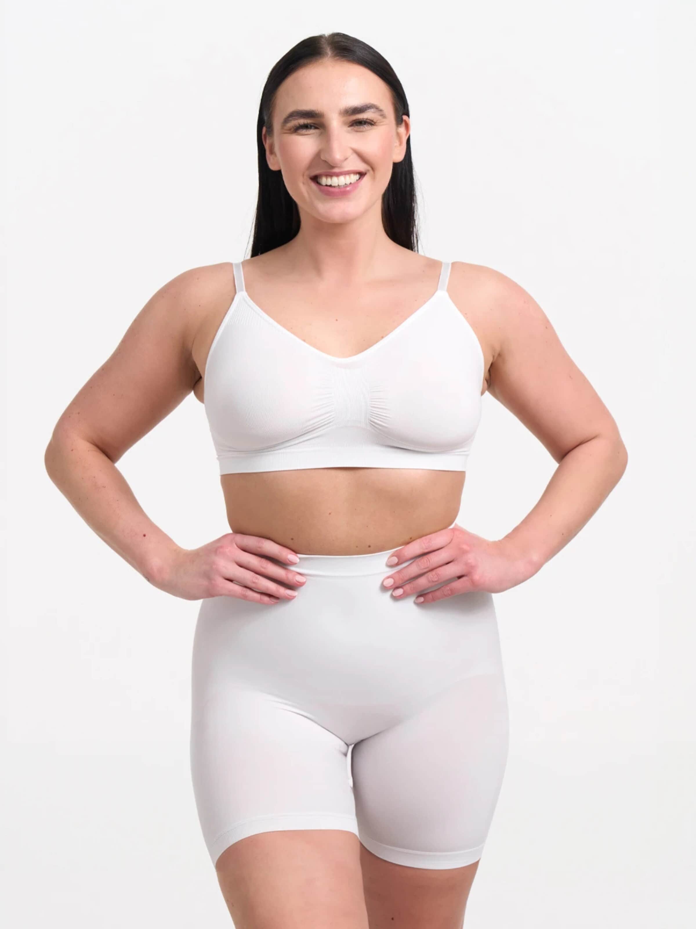 cfab (formerly creamy fabrics) Shapingbyxa 'Shaping Shorts' i vit: framsida