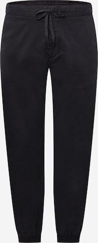 HUGO Red Tapered Trousers 'Davidon' in Black: front