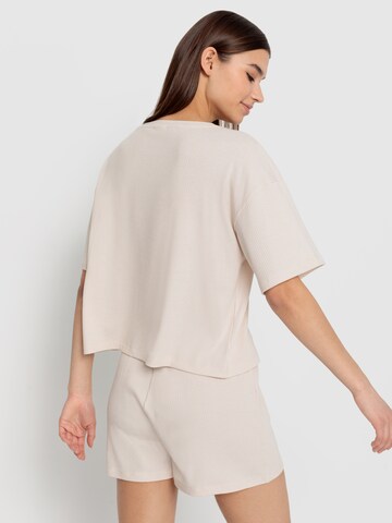 Pyjama LSCN by LASCANA en beige