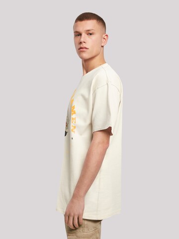 T-Shirt 'Lets get Ramen' F4NT4STIC en beige