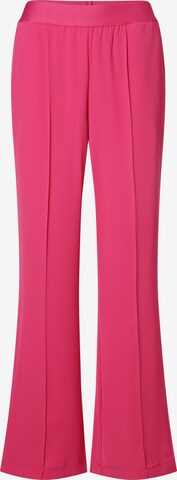 évasé Pantalon à pince Marie Lund en rose : devant