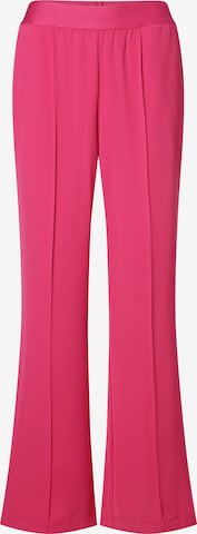 Marie Lund Pleat-Front Pants in Pink: front