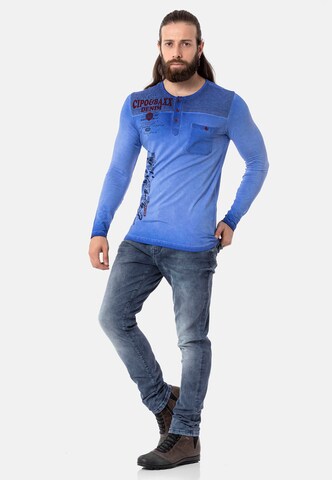 CIPO & BAXX Shirt in Blue