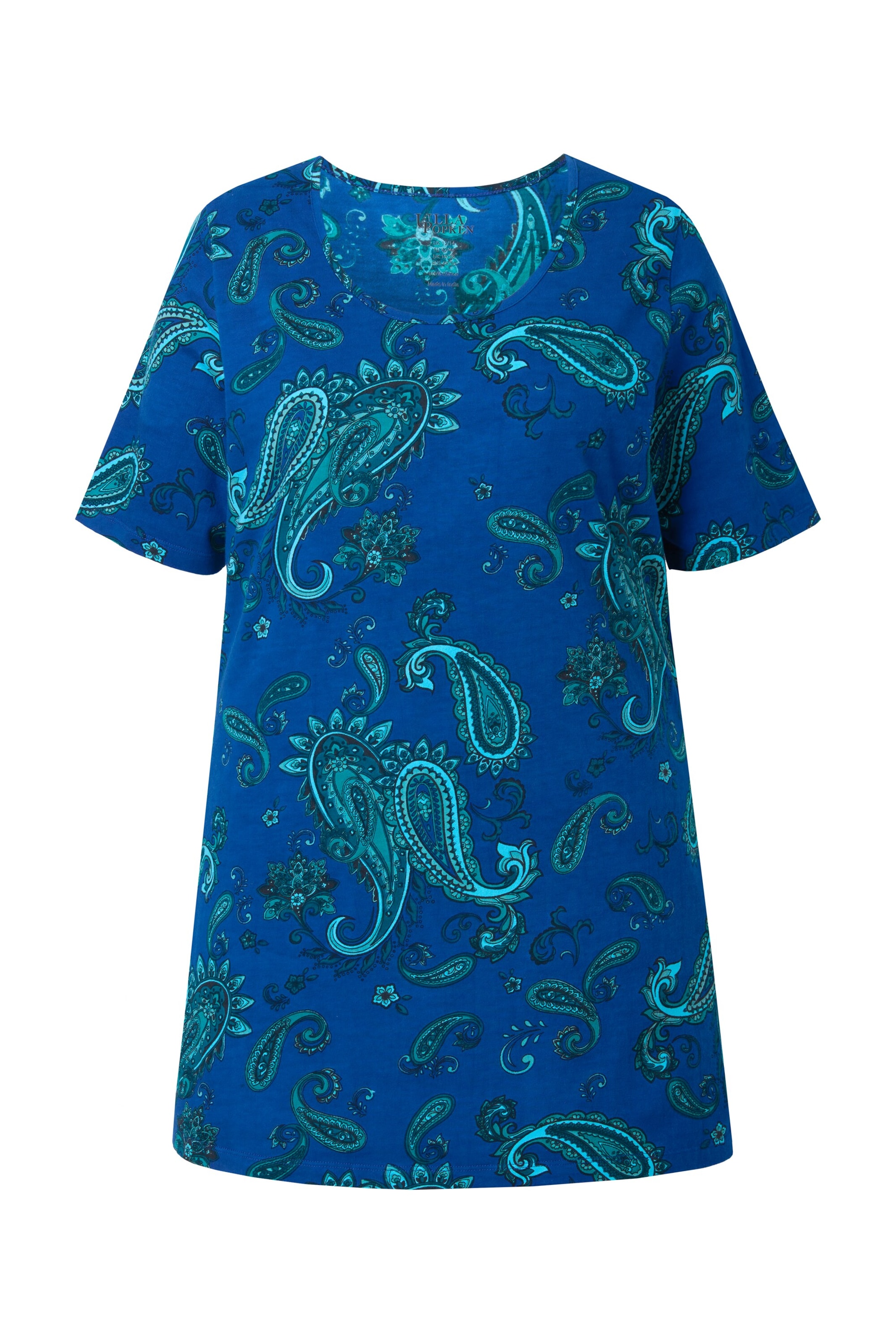 Ulla Popken Shirt in de kleur Lichtblauw, Productweergave