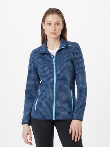 CMP Athletic fleece jacket in Blue: front