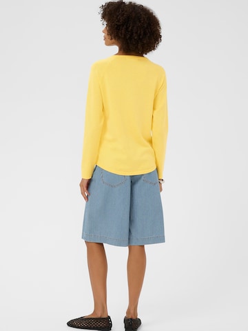 CULTURE Pullover 'Annemarie' in Gelb