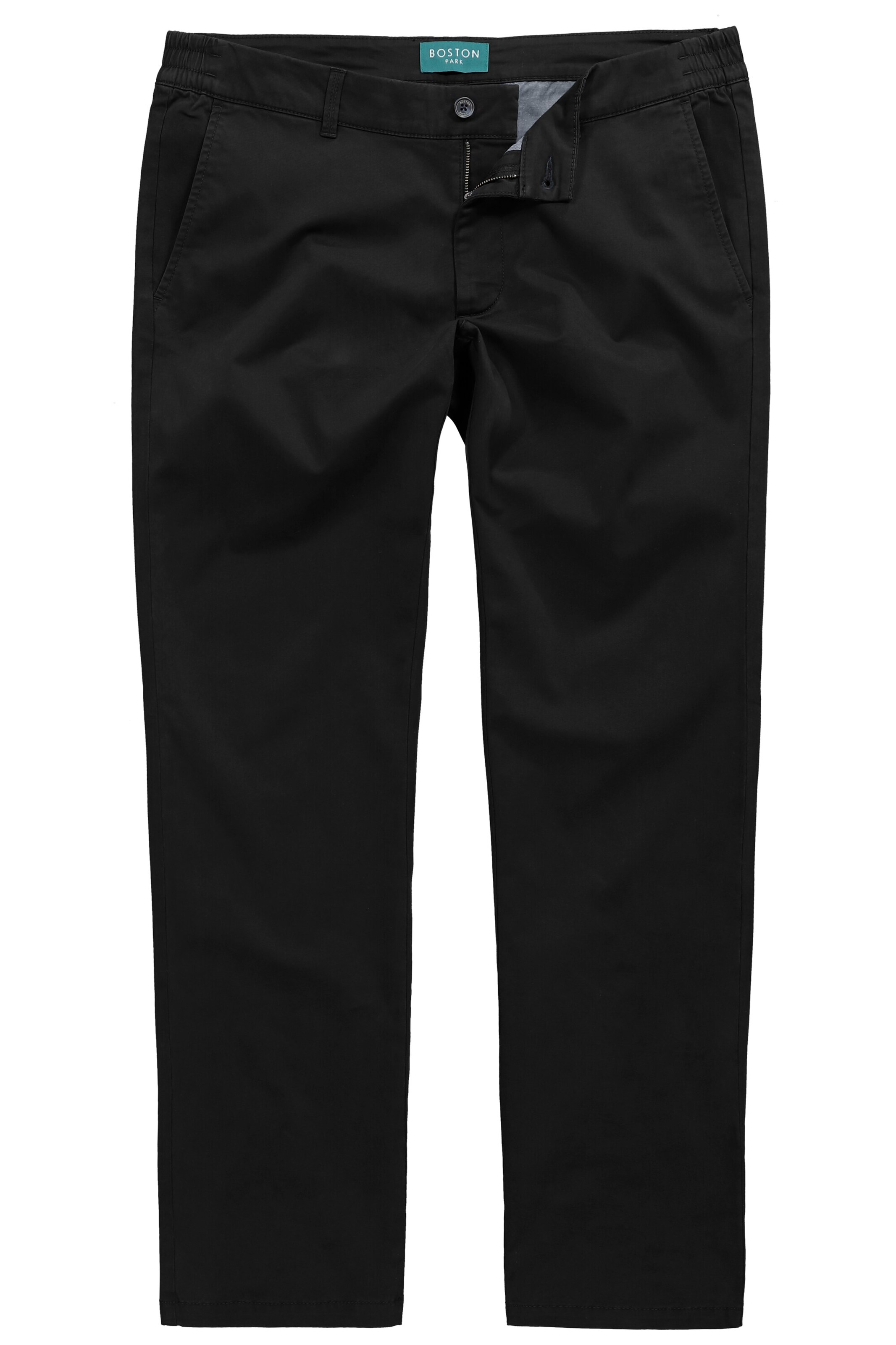 Boston Park Hose in Schwarz: Vorderseite