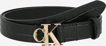 juoda Calvin Klein Diržas: priekis