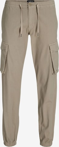 Pantalon cargo aprel en gris : devant
