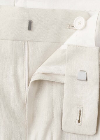 MANGO MAN Regular Pants 'Boston' in Beige