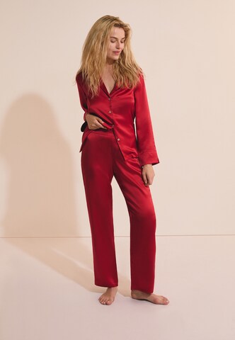 Pantalon de pyjama 'Pearly' ETAM en rouge