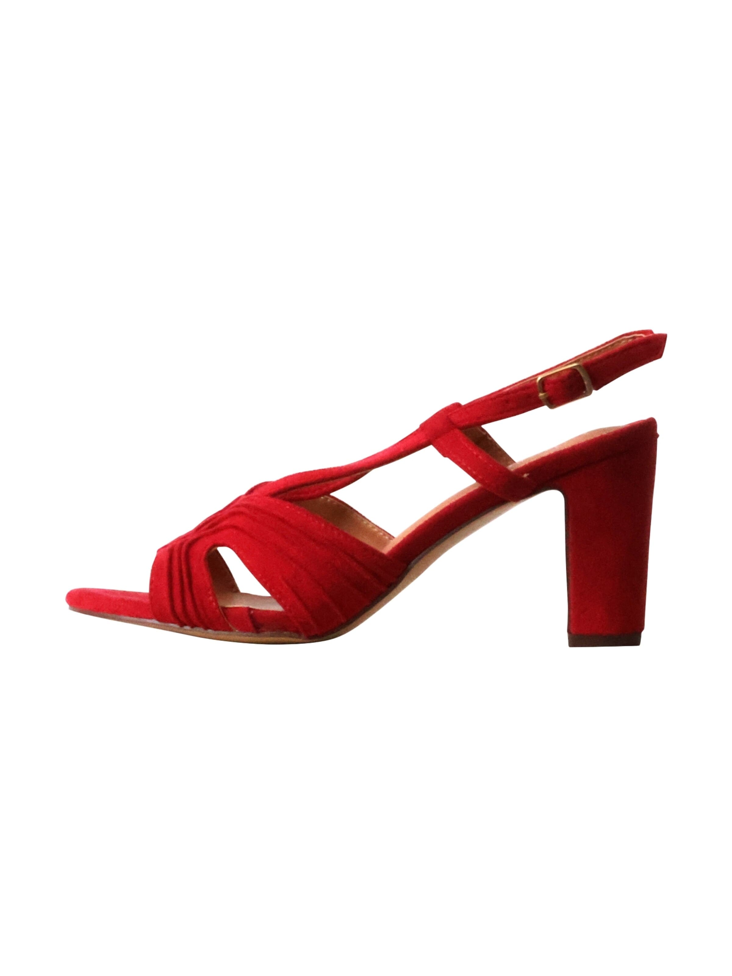 Sandales Super Mode en rouge : devant