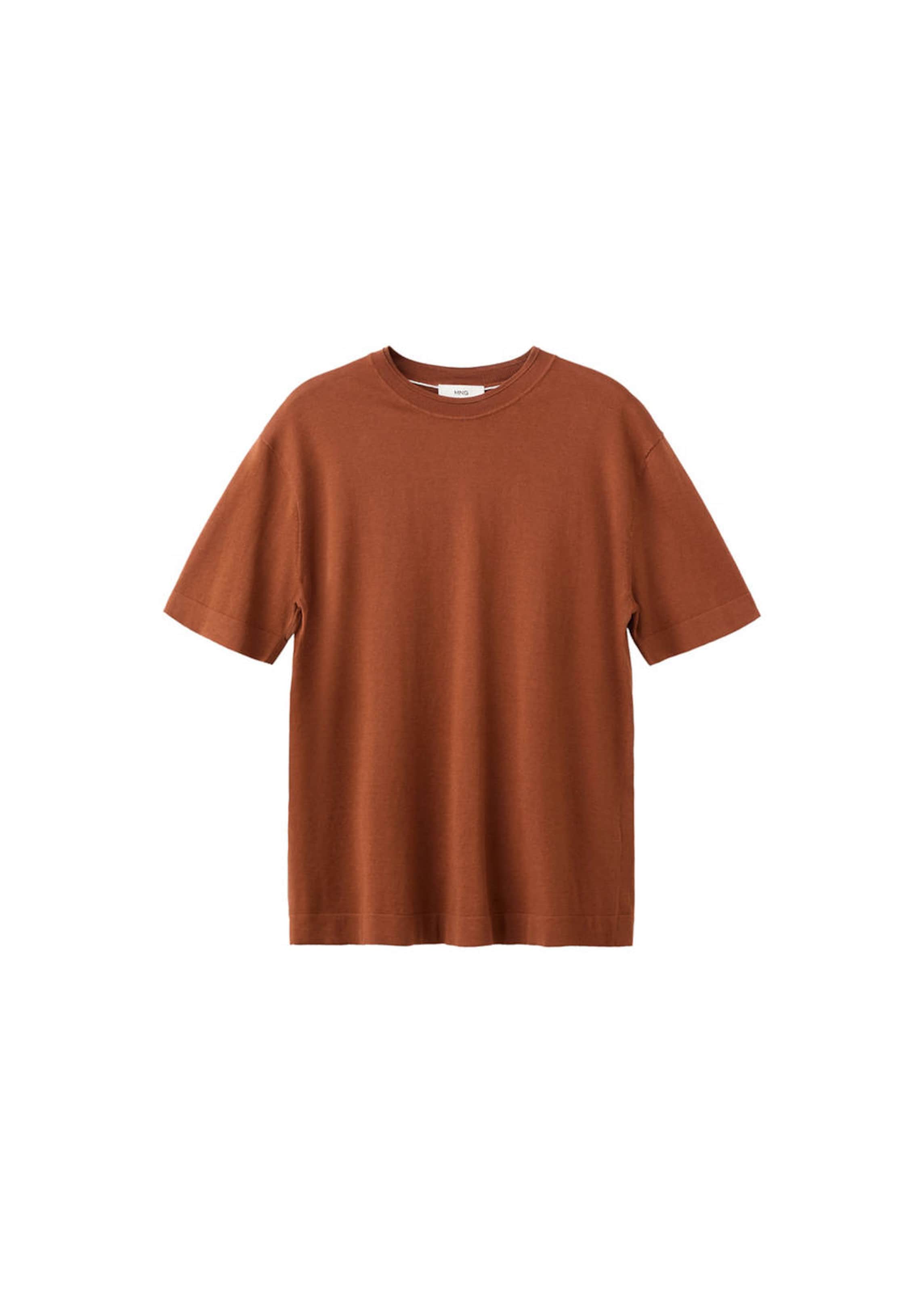 MANGO MAN Shirt 'Sun' in Orange: front