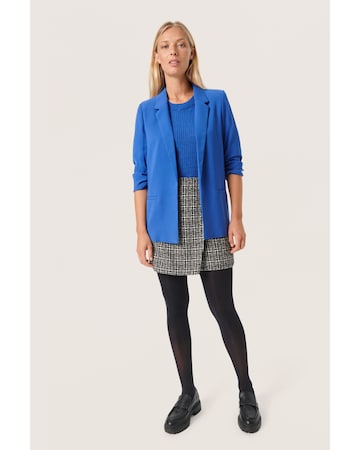 SOAKED IN LUXURY Blazer 'Shirley' in Blau