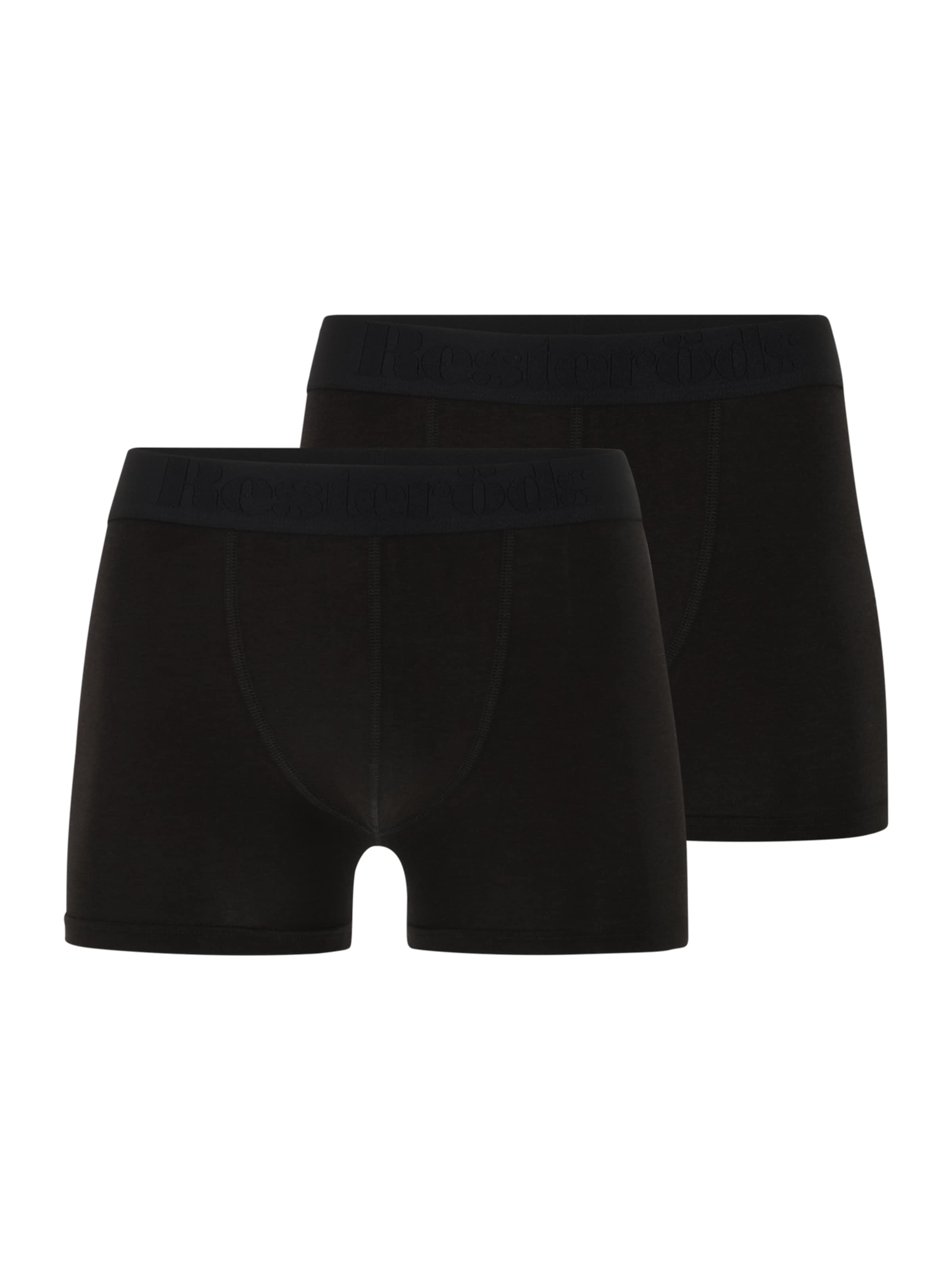 Boxers Resteröds en noir : devant
