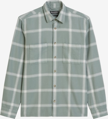 Marc O'Polo Button Up Shirt in Blue: front