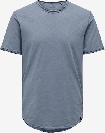 Only & Sons T-Shirt 'Benne' in Blau: predná strana