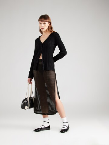 Monki Strickjacke in Schwarz