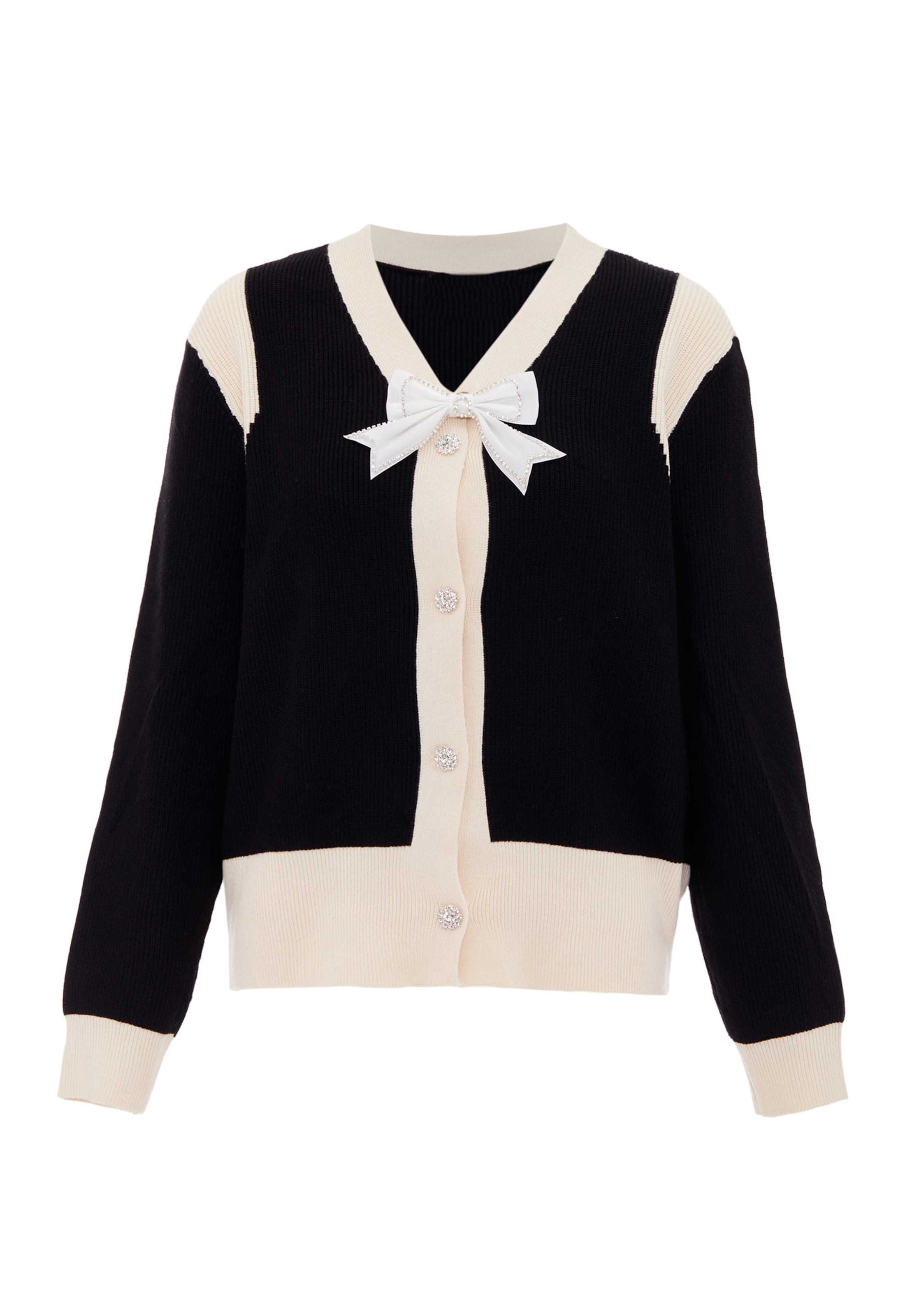 CHANI Gebreid vest in Gemengde kleuren: voorkant