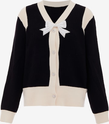 CHANI Knit Cardigan in Black: front