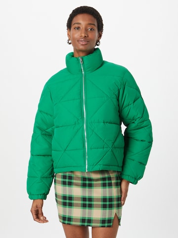 Gina Tricot Демисезонная куртка 'Elina' в Зеленый: спереди