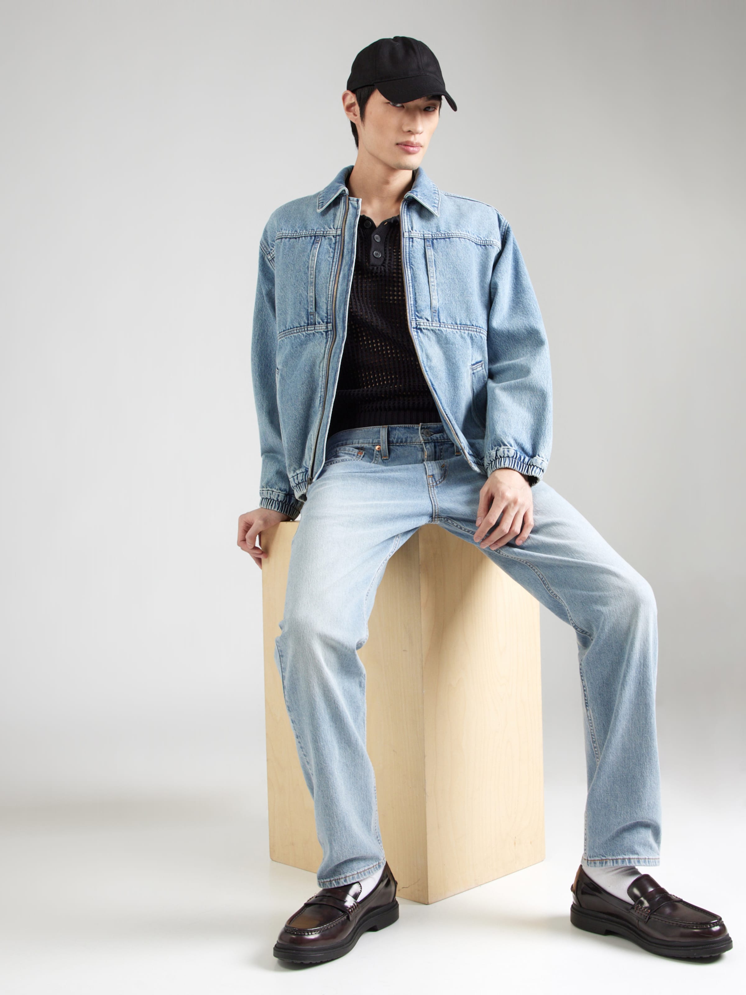 LEVI'S ® Between-Season Jacket 'Jaanai Jacket' in Blue Denim