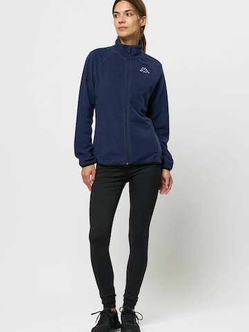 KAPPA Fleece jas in Blauw