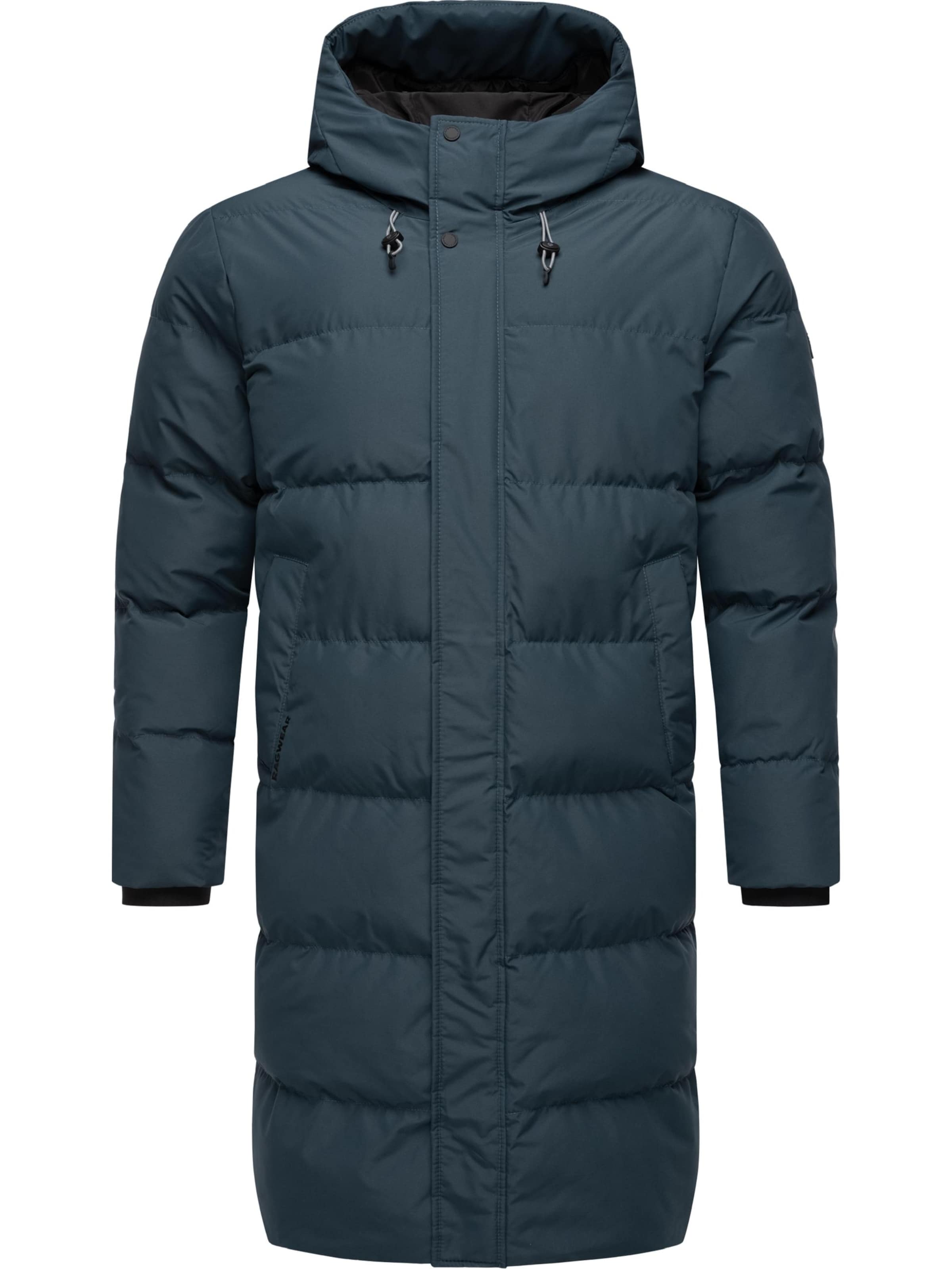 Palton de iarnă 'Nordwey' de la Ragwear pe albastru: față