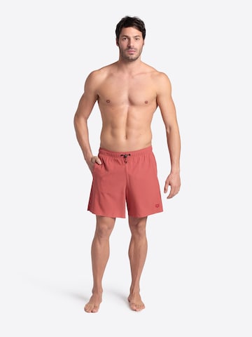 Shorts de bain 'EVO' ARENA en rouge