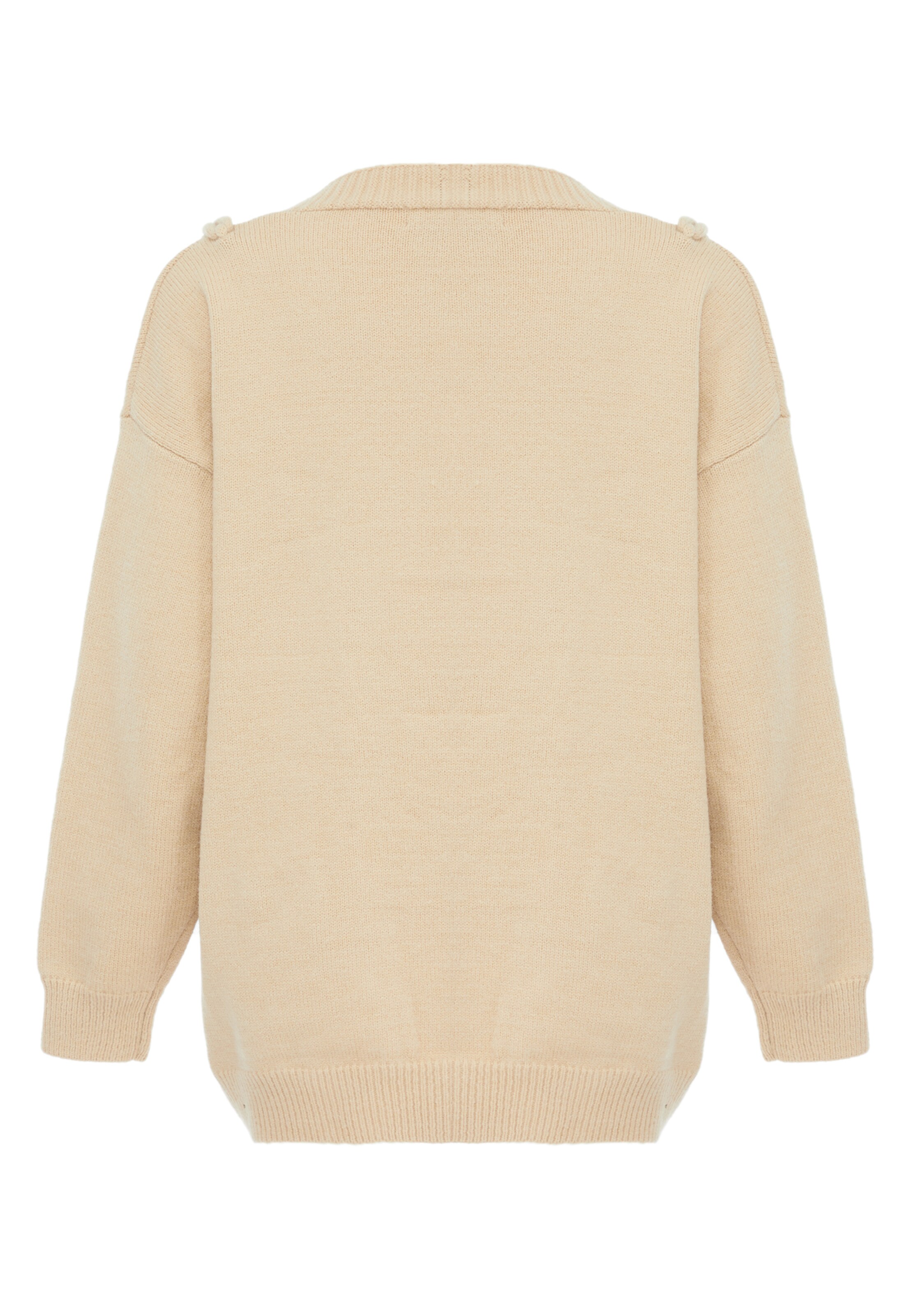 caissa - Casaco de malha em bege