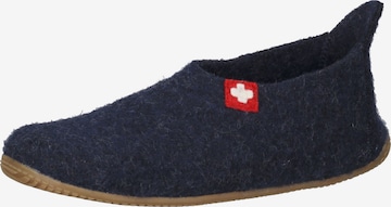 Living Kitzbühel Slippers in Blue: front