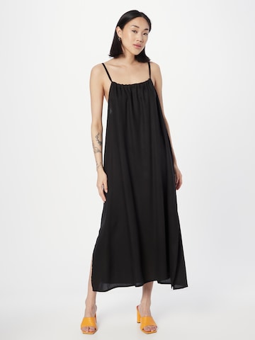 DEDICATED. Summer dress in Black: front