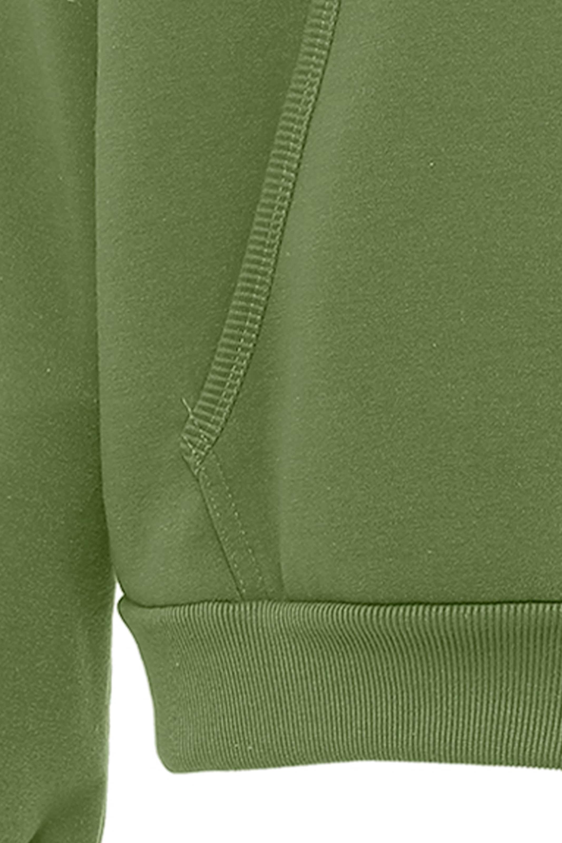 ALEKO Zip-Up Hoodie in Green