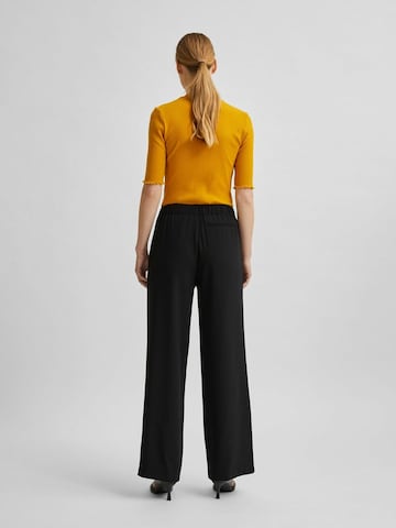 SELECTED FEMME Loose fit Pants 'Tinni' in Black