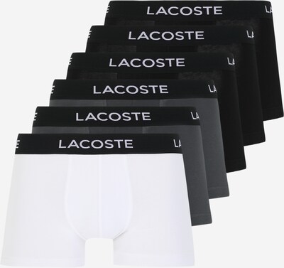 LACOSTE Boxerky - sivá / čierna / šedobiela, Produkt