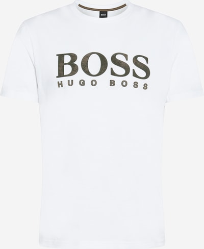 BOSS Casual Tričko - hnědá / khaki / bílá, Produkt