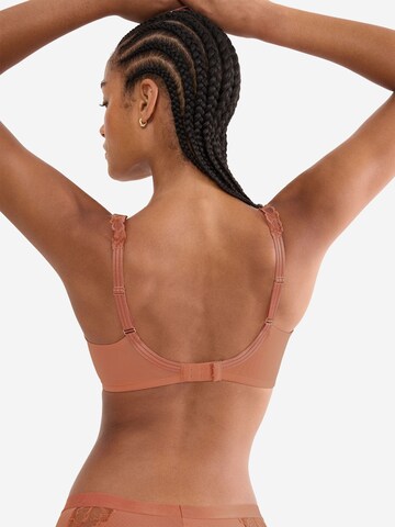 TRIUMPH T-shirt BH 'Florale Wild Azalea Florale' in Oranje