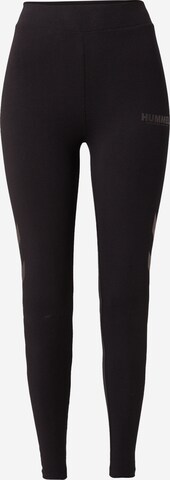 Hummel Skinny Sportbroek 'Legacy' in Zwart: voorkant