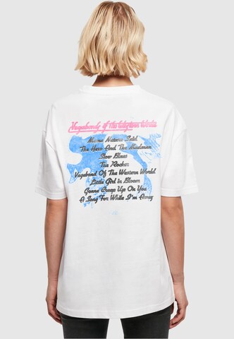 T-shirt oversize 'Thin Lizzy - Album Tracklisting' Merchcode en blanc